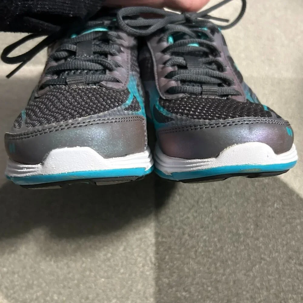 Ryka‎ Devotion Plus 2 Walking Sneakers Gray/Teal Women's Size 6